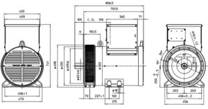 ژنراتور مکالته مدل ECP 34-1S4