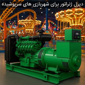 دیزل ژنراتور برای شهربازی&zwnj; های سرپوشیده