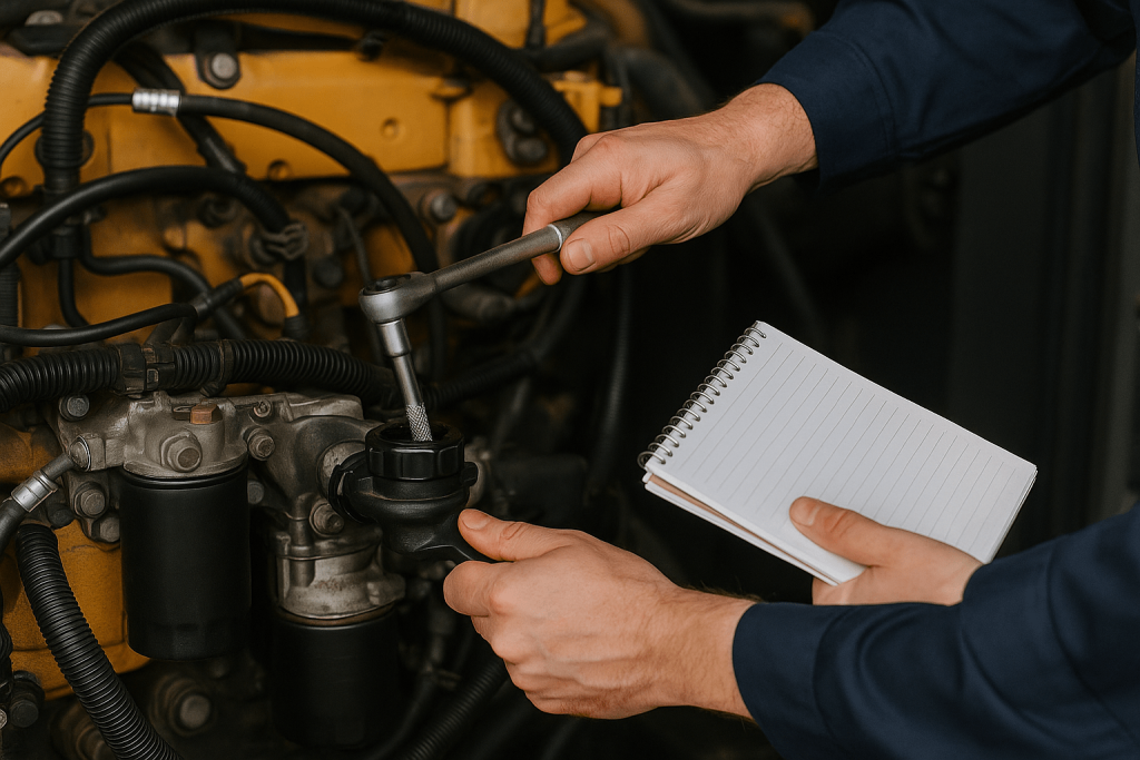 چه زمانی باید موتور دیزل را سرویس کنیم؟